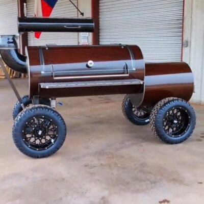 Custom 40” x 48” Offset Smoker – Built for Serious Pitmasters
