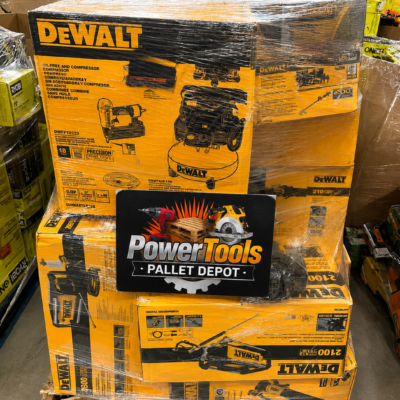 DEWALT Compressor & Power Tools Pallet – Grade A – 48 Units