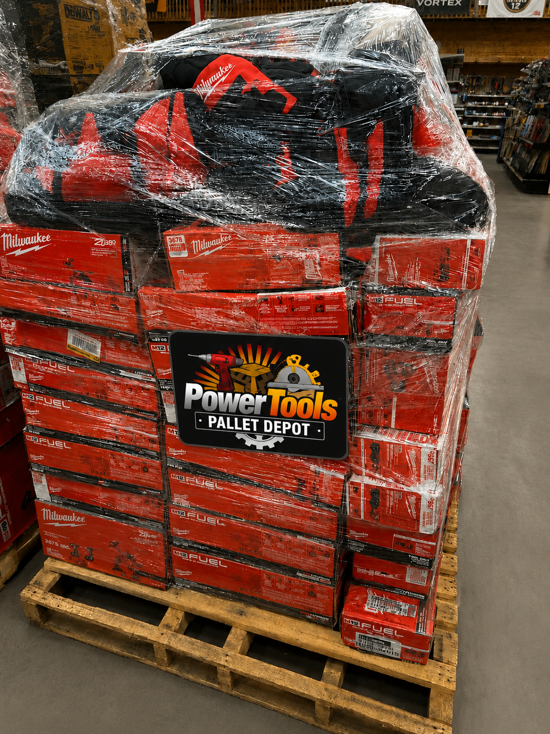 Milwaukee M12 FUEL Power Tools Pallet – Grade A – 112 Units