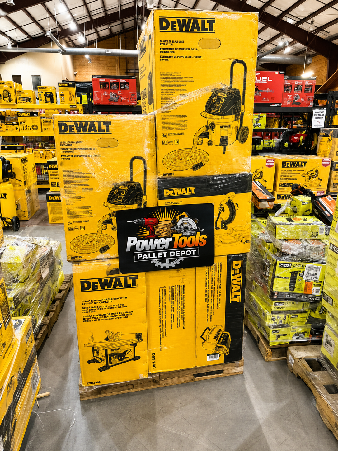 DEWALT Heavy Equipment Tools Pallet – Grade A – 42 Units