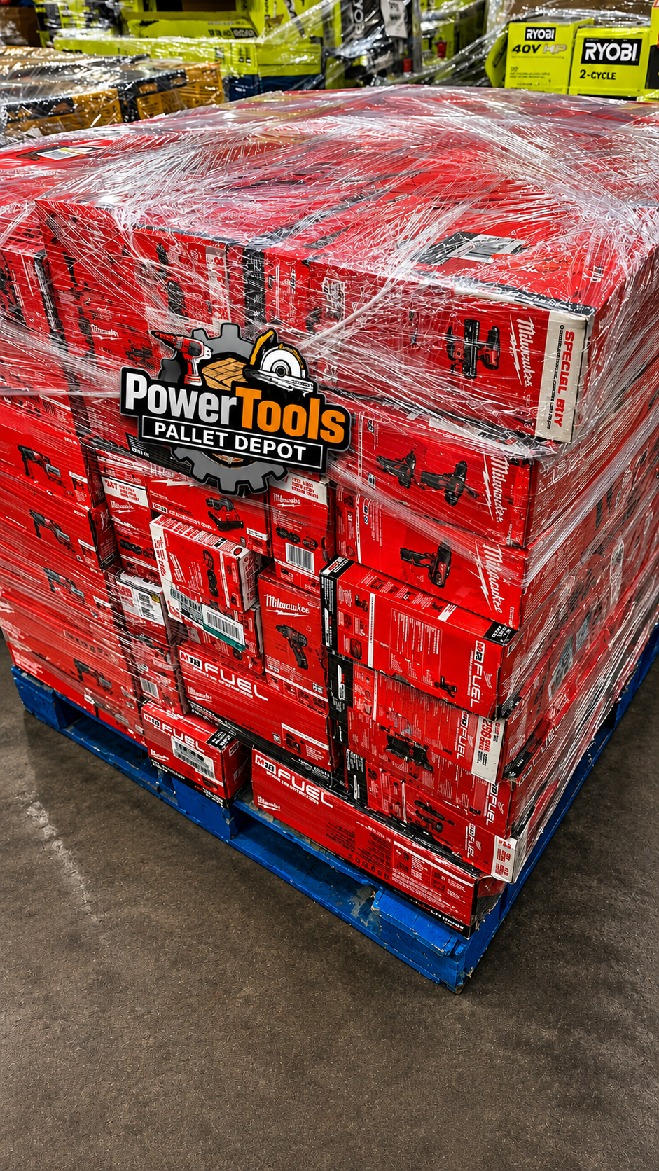 Milwaukee M18 FUEL Grade A Power Tool Pallet