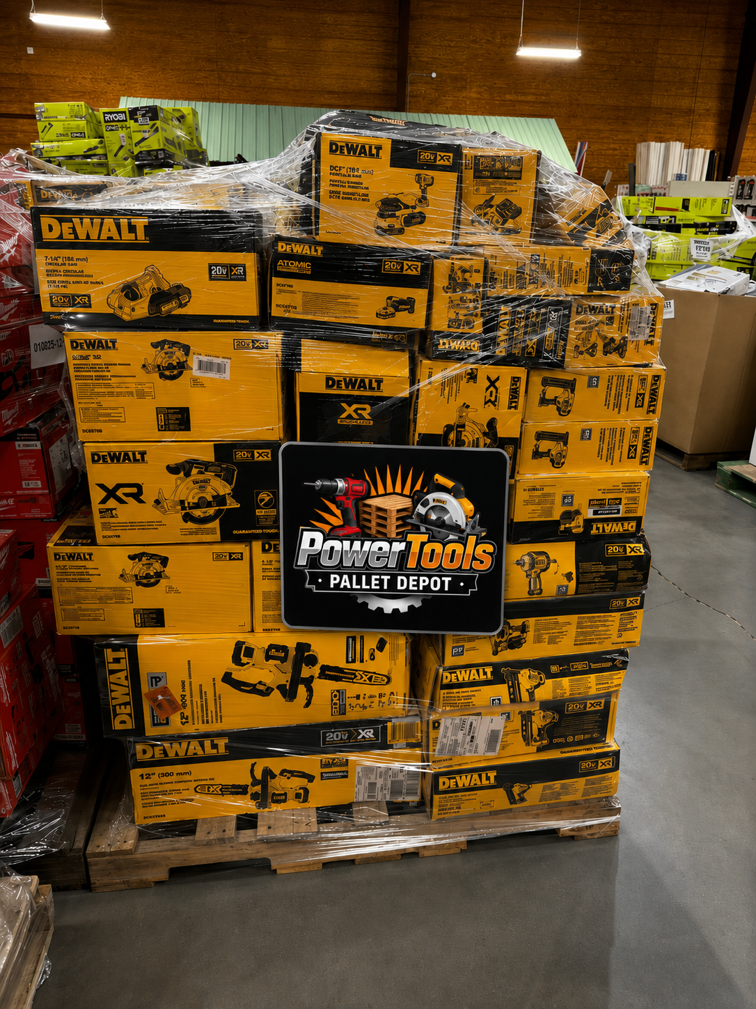 DEWALT 20V XR Cordless Power Tools Pallet – Grade A