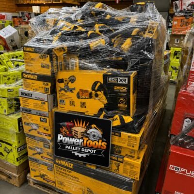 DEWALT 20V XR & FLEXVOLT Power Tools Pallet – Grade A – 118 Units