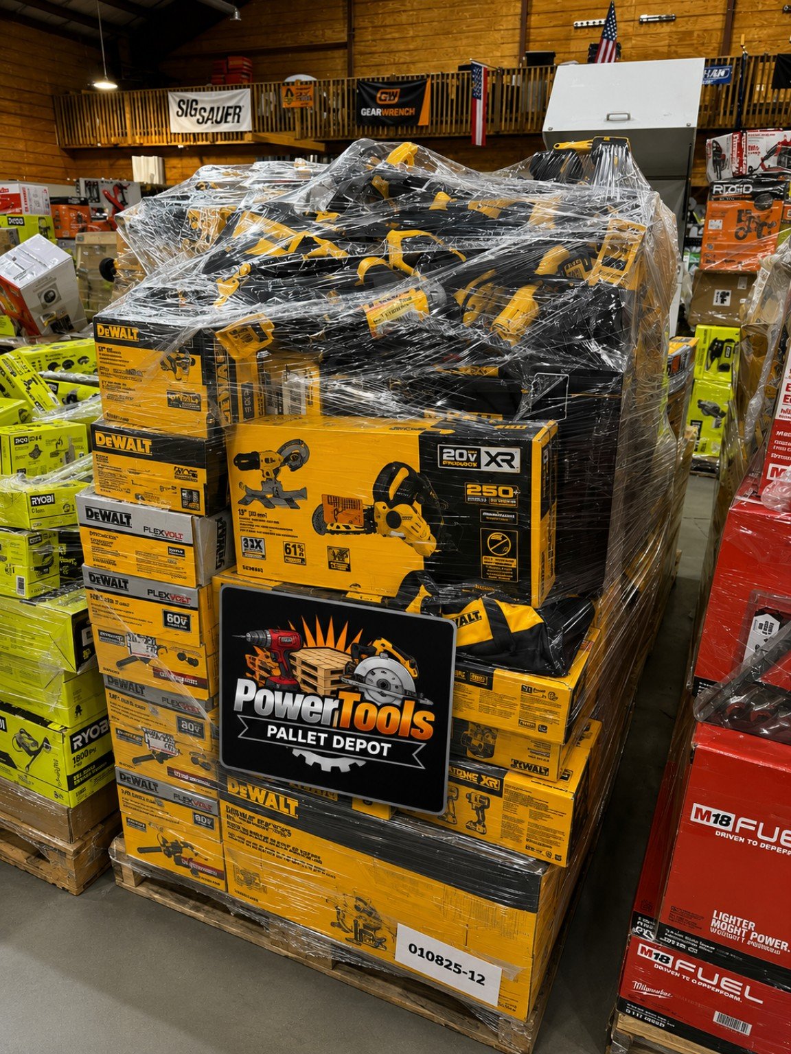 DEWALT 20V XR & FLEXVOLT Power Tools Pallet – Grade A – 118 Units