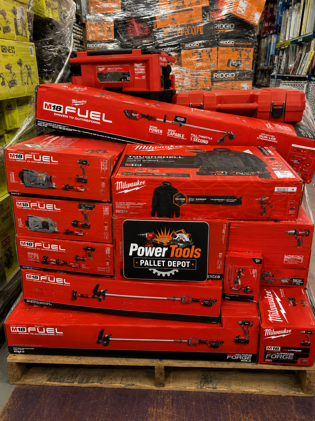 Milwaukee M18 FUEL Power Tools Pallet – Grade A – 48 Units