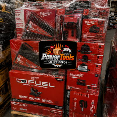 Milwaukee M18 FUEL Power Tools & Accessories Pallet – Grade A – 104 Units