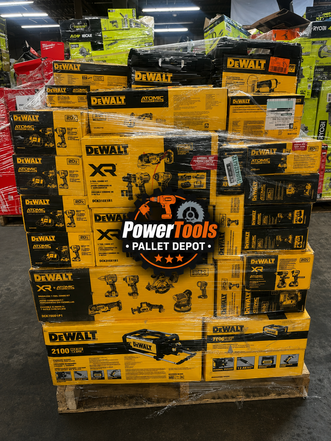 DeWalt Power Tools Pallet – 120 Units