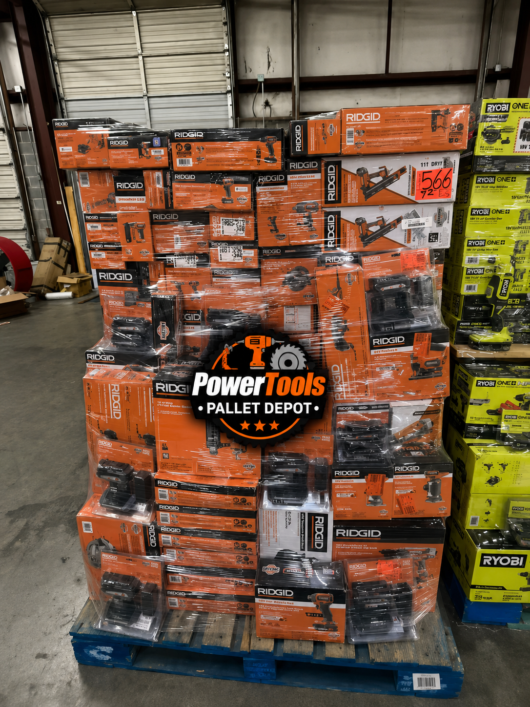 Ridgid Power Tools Pallet – 156 Units