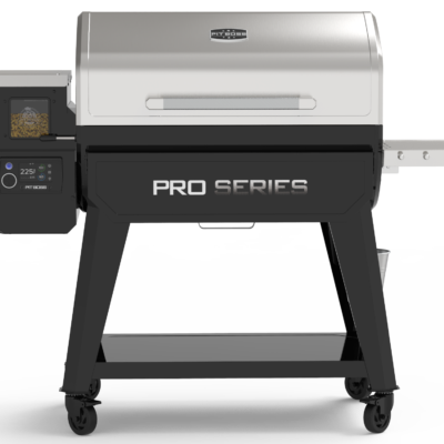Pit Boss 1600 Elite Pro Series 1598-Sq. in Stainless Steel Pellet Grill with Smart Compatibility