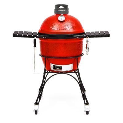 Kamado Joe Classic Joe II 18-in W Blaze Red Kamado Charcoal Grill