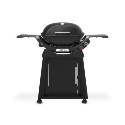 Weber Q 2800N+ 320-Sq. in Midnight Black Portable Liquid propane Grill